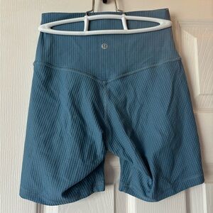 High-Rise Yoga Short 6" *Grid Texture